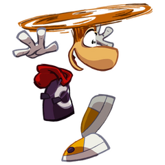 L'hélicoptère dans Rayman Origins.
