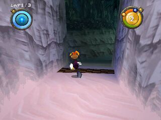 Rayman dans Canyon Aquatique.