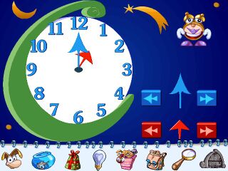 L'horloge dans Rayman Maternelle et Rayman CP.