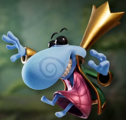 Un Grand Mini couronné dans Rayman Legends Retold.