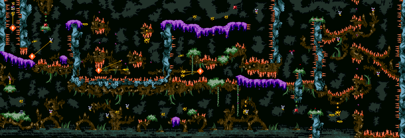 La map de la version Game Boy Color.
