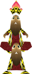 Vue détaillée de la troisième skin du duo de Grands Minis dans Rayman M.