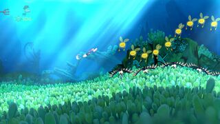 Des Darktoons sauteurs dans Palme farfelue.