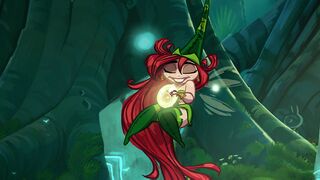 Bétilla achevant le rituel d'invocation de Rayman dans la première bande-annonce de Rayman Origins.