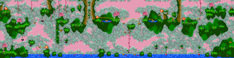 La map de la version Game Boy Color.