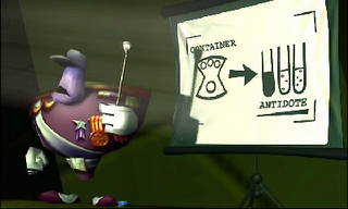 Le Général dans la cinématique d'introduction de Tonic Trouble.