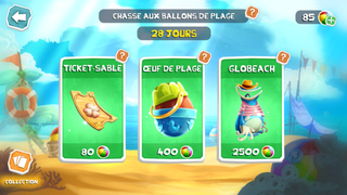 La boutique de la Chasse aux ballons de plage.