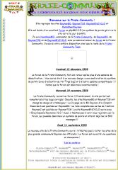Le portail avec le premier thème en phpBB2.