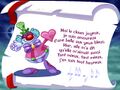 Comptine "Le clown amoureux et gourmand".