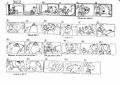 Storyboard de la cinématique concluant les Collines aux Menhirs.