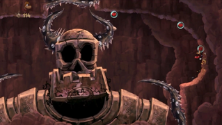 Le Golem vers la fin du combat.