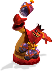 Artwork d'un Boomboleros lançant une fiole de jus de prune.