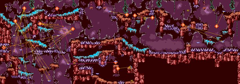 La map de la version Game Boy Color.