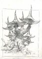 Concept art d'un arbre-champignon.