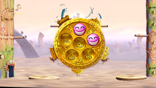 Un médaillon de Rayman Origins.