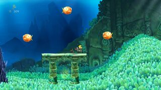 Des poissons-globes dans Palme farfelue (Retour aux Origines).