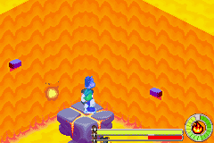 Rayman with the Fire Protection powerup.