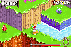 Green Lums serve as a checkpoint if Rayman dies.