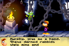 Murfy in the Game Boy Advance version of Rayman Raving Rabbids.