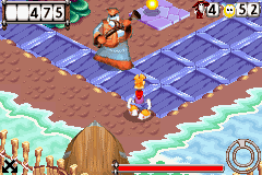 Rayman must disembark to find switches that invert the currents.
