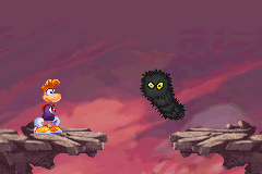 A caterpillar in the Game Boy Advance version of Rayman 3.