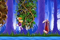 Many sprites from the original Rayman game are reused in the Game Boy Advance adaptation of Rayman Raving Rabbids.