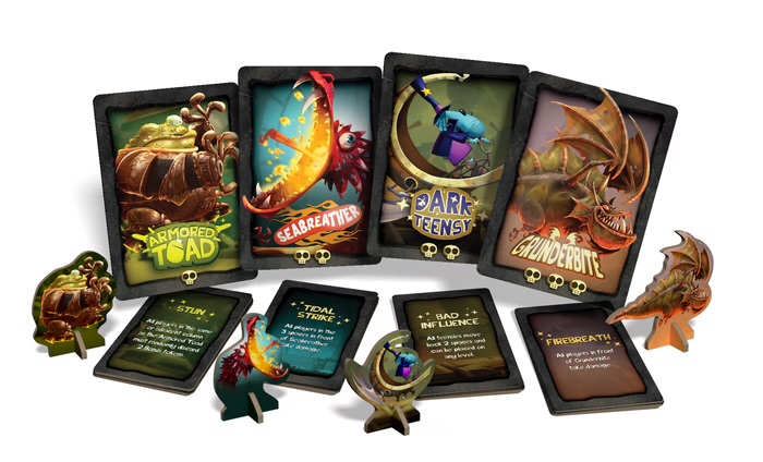 File:Rayman the Board Game Boss tokens and cards.jpeg