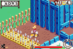 These spikes will hurt Rayman if he touches them.