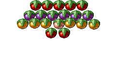 The Breakout screens, as seen in animation form from the game files - the order of the frames matches the stage progression