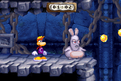 An unused Rabbid can be found outside of the level boundaries. This is how it looks by moving it into the level boundaries through memory editing.