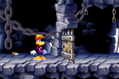 A sparadrap in the Game Boy Advance version of Rayman Raving Rabbids.