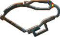 The mini-map of the stage with start/finish line visible