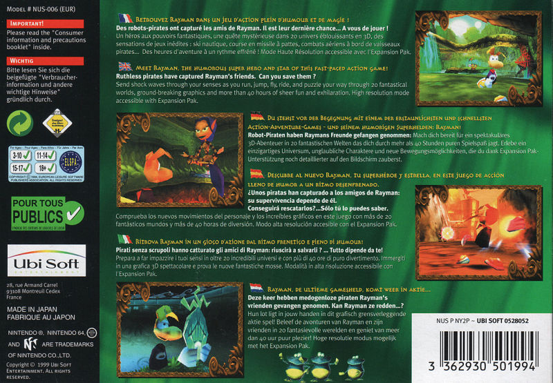 File:Rayman 2 European N64 back cover.jpg