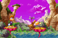 Rather than merely breaking their teeth, Rayman's fist can reduce the piranhas to their skeletons in this game.