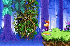 Lianas in the Game Boy Advance version of Rayman Raving Rabbids.