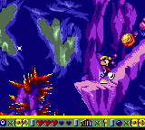 A lava rock in Fiery Depths.