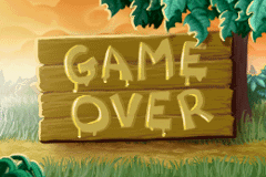 The game over screen.