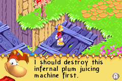 Rayman can't leave without defeating the machine.