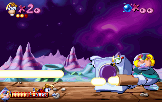 Space Mama firing lasers from behind her washing machine.