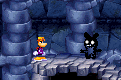 A zombie rabbid disintegrating.