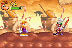 Here the chef clown is close to throwing his rolling pin.