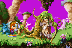 A sparadrap in the Game Boy Advance version of Rayman 3.