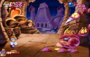 Mr Skops about to hurl his claw.