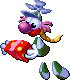 Bomb-launching clown