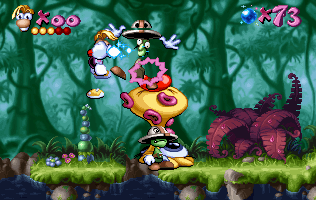 The flower tentacle will spit out Livingstones and Little Livingstones if the mouth is punched.