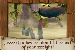 Ssssam, as he appears in the Game Boy Advance version of Rayman 3