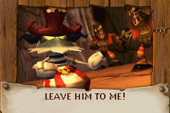 Razorbeard in the Game Boy Advance version of Rayman 3.