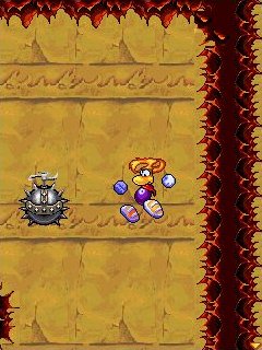 A Hoodlum-made helicopter bomb in the mobile phone version of Rayman 3.