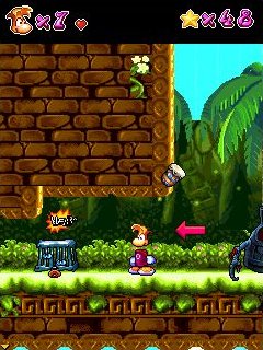 Rayman finds a Teensie cage.
