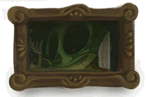 Detailed view of the Fiesta de los Muertos painting from Rayman Adventures